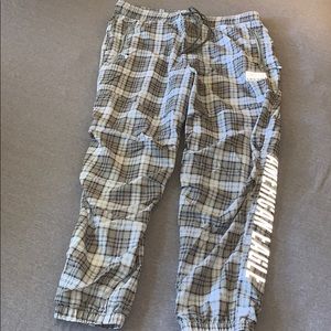 Men’s Plaid Joggers